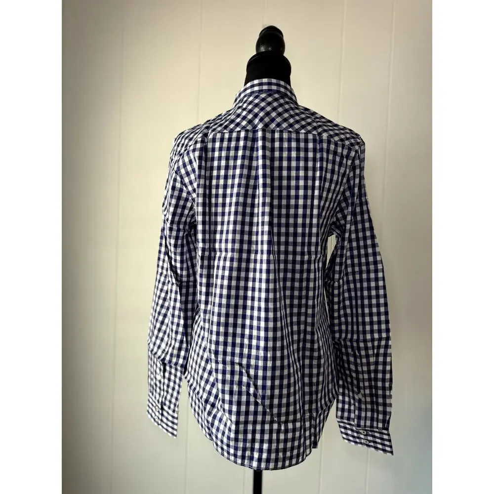UNTUCKit: Belleza Blue Gingham Women's Shirt Size 2